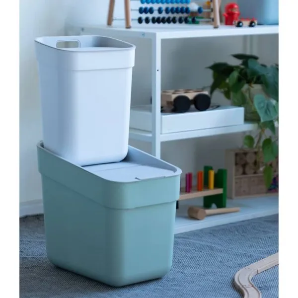 Curver Coș de gunoi „Ready to Collect” 20L, verde mentă