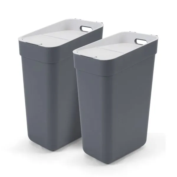 Curver Coș de gunoi „Ready to Collect” 30L, gri închis