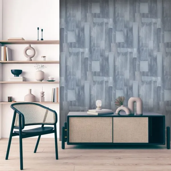 DUTCH WALLCOVERINGS Tapet Wood, gri
