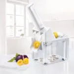 Leifheit Instrument de eliminare sâmburi pentru prune, alb, 37300