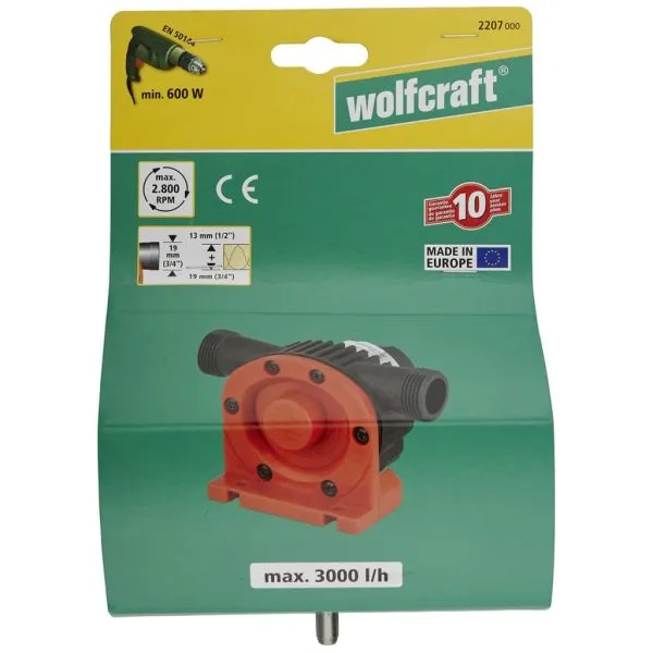 wolfcraft Pompă cu foraj 3000 l/h S=8 mm 2207000