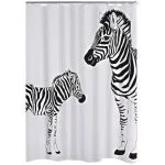 RIDDER Perdea de duș Zebra, 180 x 200 cm