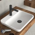 SCHÜTTE Baterie mixer de lavoar „NEW YORK”, negru mat