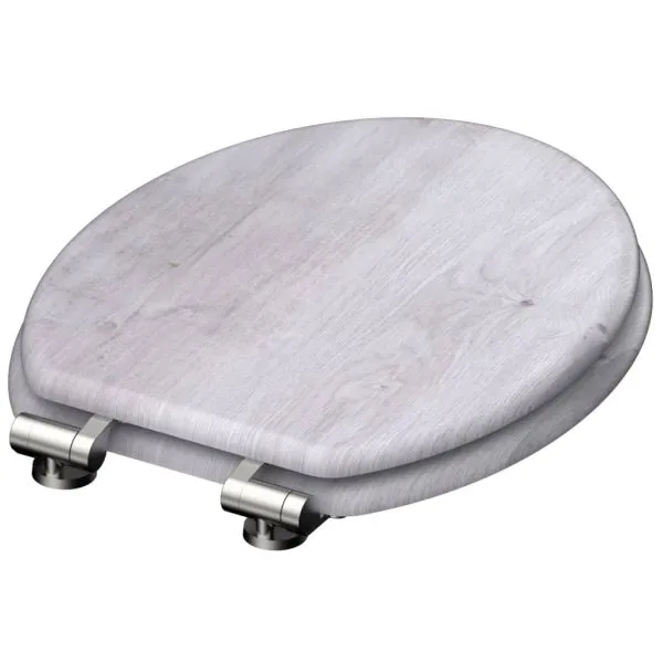 SCHÜTTE Scaun de toaletă cu închidere silențioasă „LIGHT WOOD”, MDF