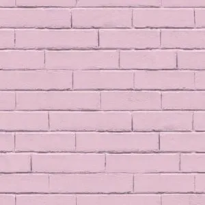Noordwand Tapet „Good Vibes Brick Wall”, roz