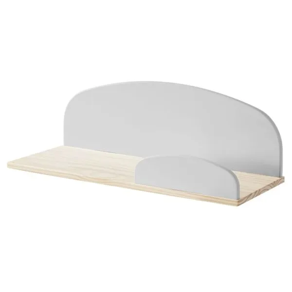 Vipack Raft de perete „Kiddy”, 65 cm, gri rece, lemn