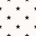 Noordwand Tapet „Friends & Coffee Little Stars”, negru și alb