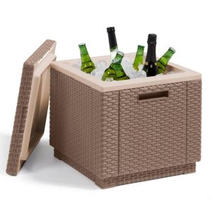 Keter Ladă frigorifică „Ice Cube”, cappuccino, 223761