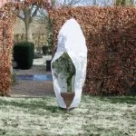 Nature Husă anti-îngheț din fleece cu fermoar alb 1,5×1,5×2 m, 70 g/m²