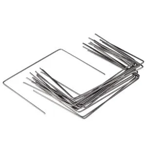 Nature Capse de fixare folie anti-buruieni, 20 buc., 25×20 cm, metal