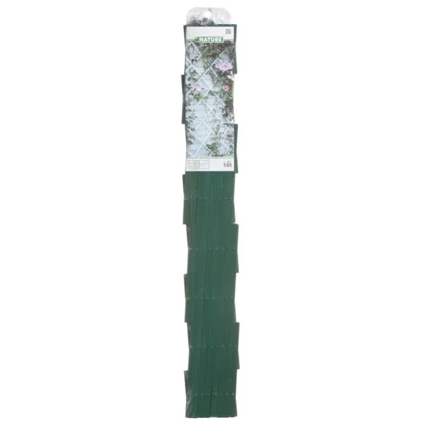Nature Gard de grădină tip Trellis, 100 x 200 cm PVC, verde, 6040704