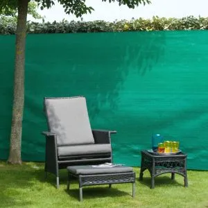 Nature Gard de grădină paravan din plasă, verde, 1,5 x 5 m, PE