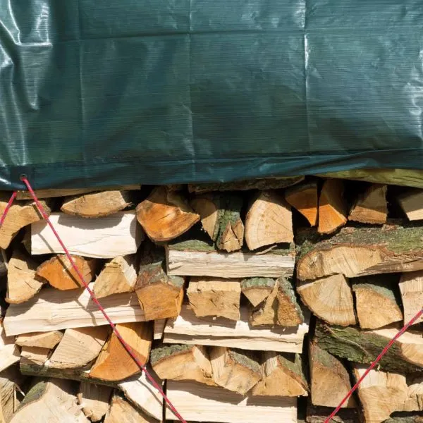 Nature Prelată pentru lemne, verde, 1,5×6 m, PE