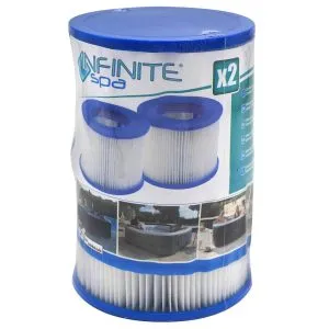 Infinite Spa Cartuș de filtrare pentru spa, 2 buc.