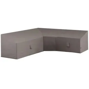 Madison Husă mobilier de relaxare în formă de L, gri, 270x270x65/90 cm