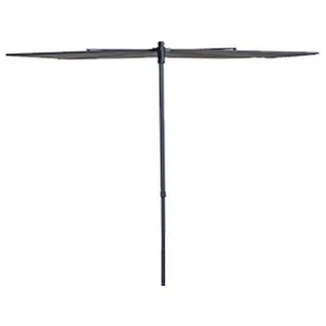 Madison Umbrelă de soare balcon Sun Wave, gri deschis, 270×150 cm