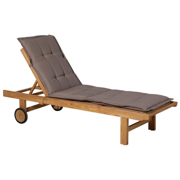 Madison Pernă de șezlong „Panama”, gri taupe, 200×60 cm