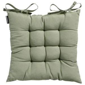 Madison Pernă de scaun Panama, verde salvie, 46 x 46 cm