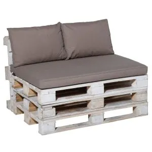 Madison Set de perne pentru paleți „Panama”, gri taupe