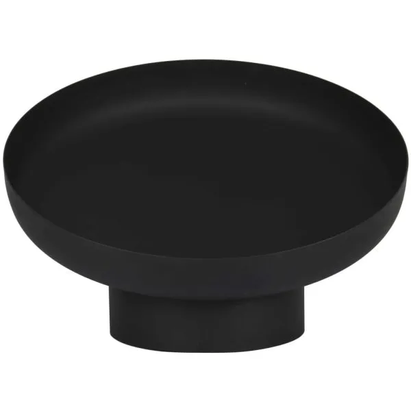 Esschert Design Bol pentru foc înclinat, negru, oțel FF402