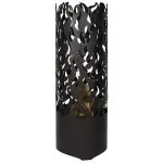 Esschert Design Coș de foc Flames, negru, oțel carbon FF408