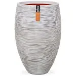 Capi Ghiveci elegant Nature Rib Deluxe, ivoriu, 40×60 cm, KOFI1131