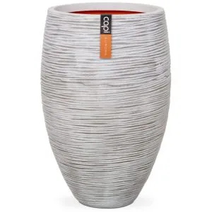 Capi Ghiveci elegant Nature Rib Deluxe, ivoriu, 40×60 cm, KOFI1131