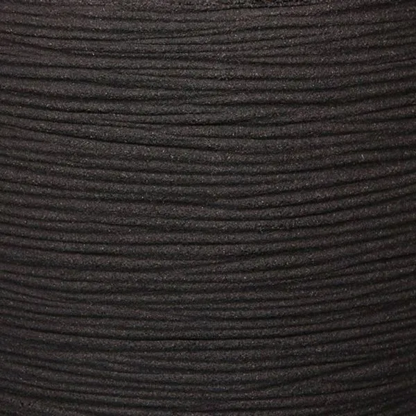 Capi Jardinieră Nature Rib, negru, 30×30 cm, pătrat, KBLR902
