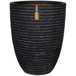 Capi Vas de plante Nature Row elegant, antracit, 36×47 cm, mic KRWZ782