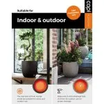 Capi Vas de plante Elegant Deluxe Clay, gri, 50×72 cm