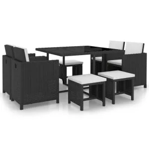 Set mobilier de exterior cu perne