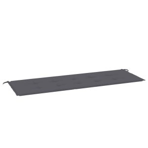 Pernă de bancă de grădină antracit 150x50x3 cm textil oxford
