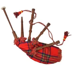 Cimpoi scoțian pentru copii Great Highland tartan