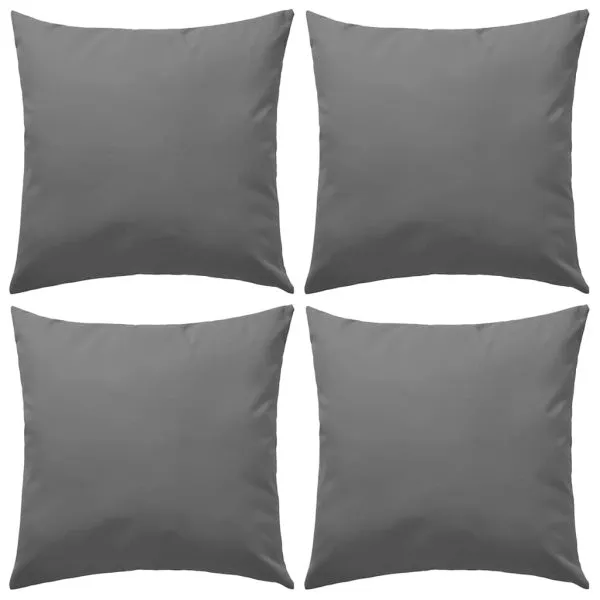 Perne de exterior, 4 buc., gri, 45 x 45 cm