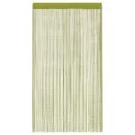 Draperii cu franjuri, 2 buc., 140 x 250 cm, verde