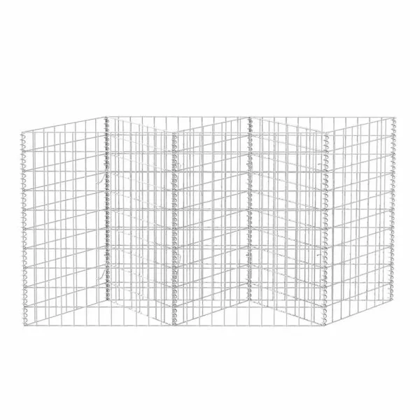 Coș gabion, 120 x 30 x 100 cm, oțel galvanizat