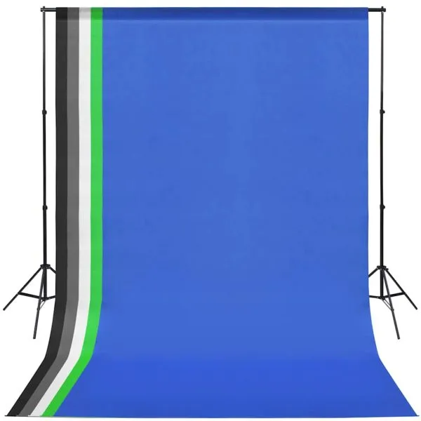 Kit studio foto: 5 fundaluri colorate și 2 softbox-uri