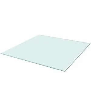 Blat de masă din sticlă securizată pătrat 700 x 700 mm