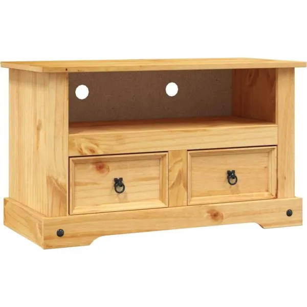 Comodă TV stil Corona din pin mexican 91 x 43 x 56 cm