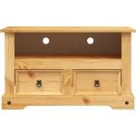 Comodă TV stil Corona din pin mexican 91 x 43 x 56 cm