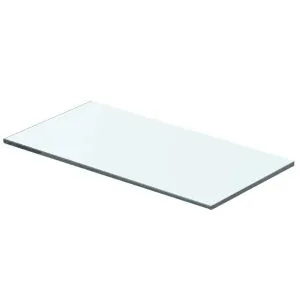 Raft din sticlă transparentă, 40 x 15 cm