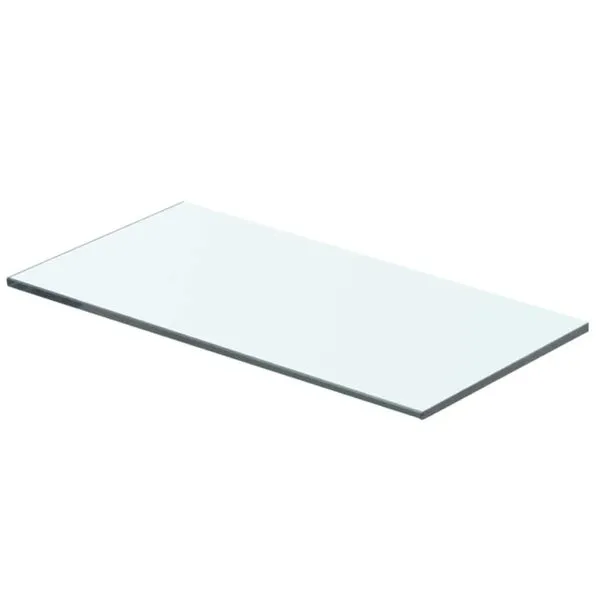 Raft din sticlă transparentă, 40 x 15 cm