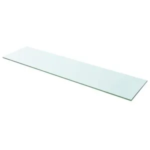 Raft din sticlă transparentă, 100 x 25 cm