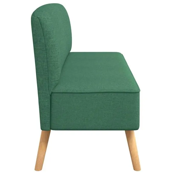 Canapea din material textil, 117 x 55,5 x 77 cm, verde