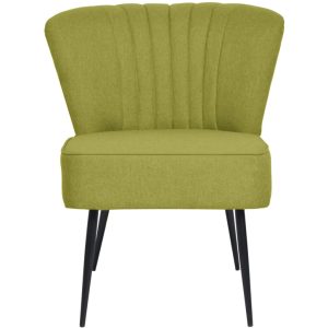 Scaun cocktail, verde, material textil