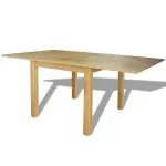 Masă extensibilă de stejar 170 x 85 x 75 cm