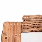 Canapea cu 3 locuri, ratan natural