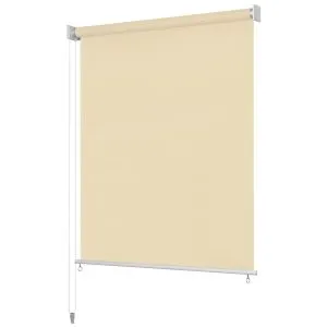 Jaluzea tip rulou de exterior, 180 x 140 cm, crem