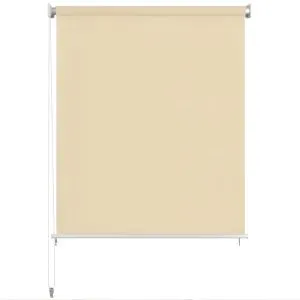 Jaluzea tip rulou de exterior, 180 x 140 cm, crem