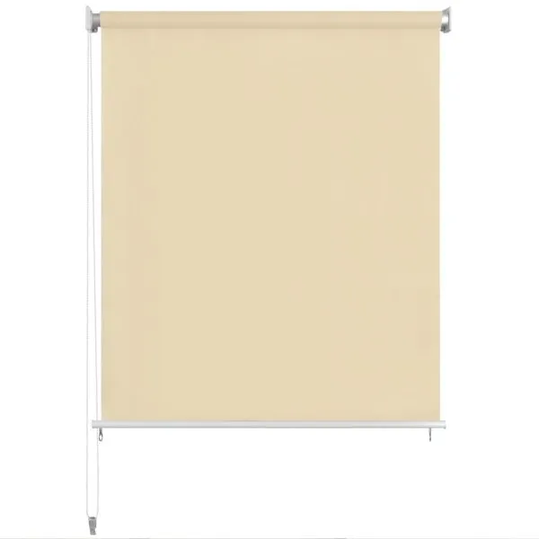 Jaluzea tip rulou de exterior, 180 x 140 cm, crem